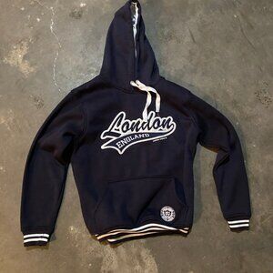 London England Navy Hoodie - Small
